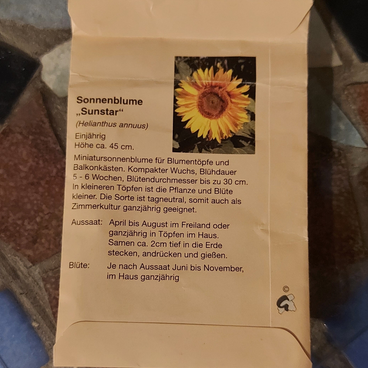 Sperli Blumensamen Sonnenblume (King Kong, Helianthus annuus, Blütezeit:  August)